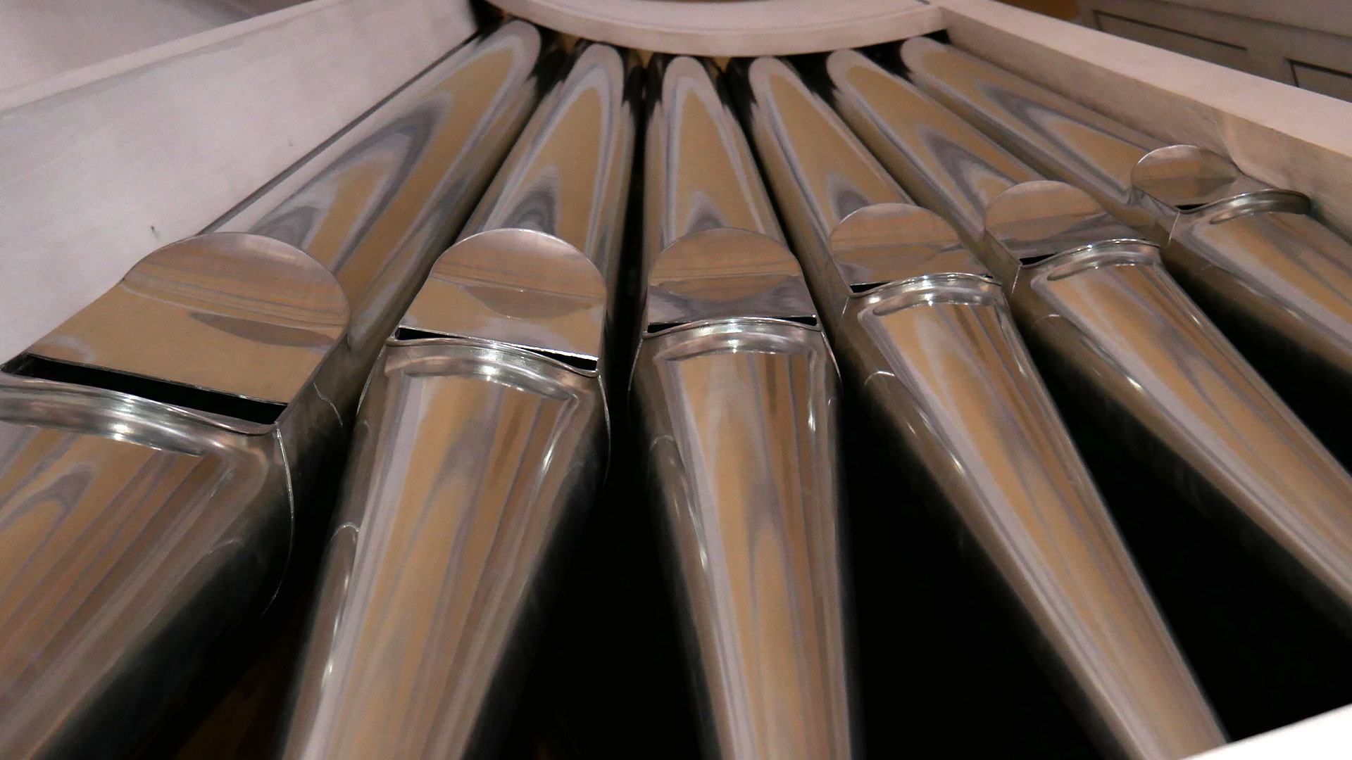 Pfeifen der Gaston-Kern-Orgel